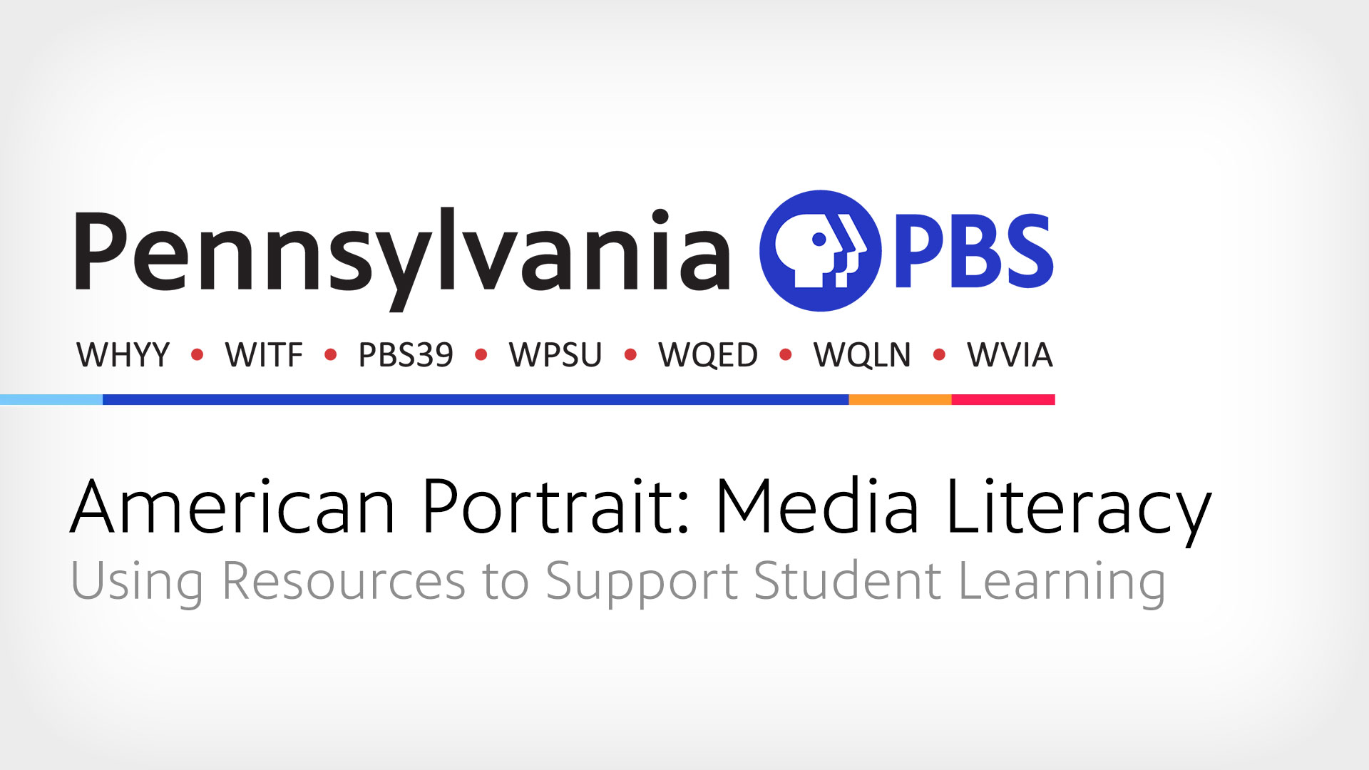 American Portrait and PBS LearningMedia Using Resources to Support Student Learning