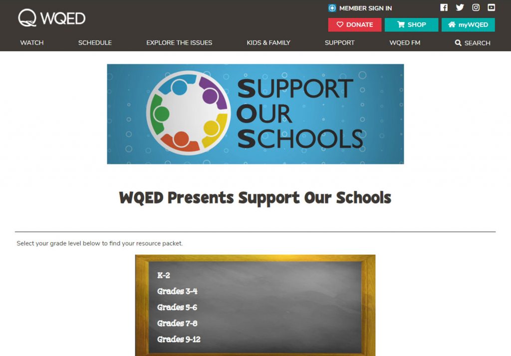 WQED SOS (Support Our Schools)