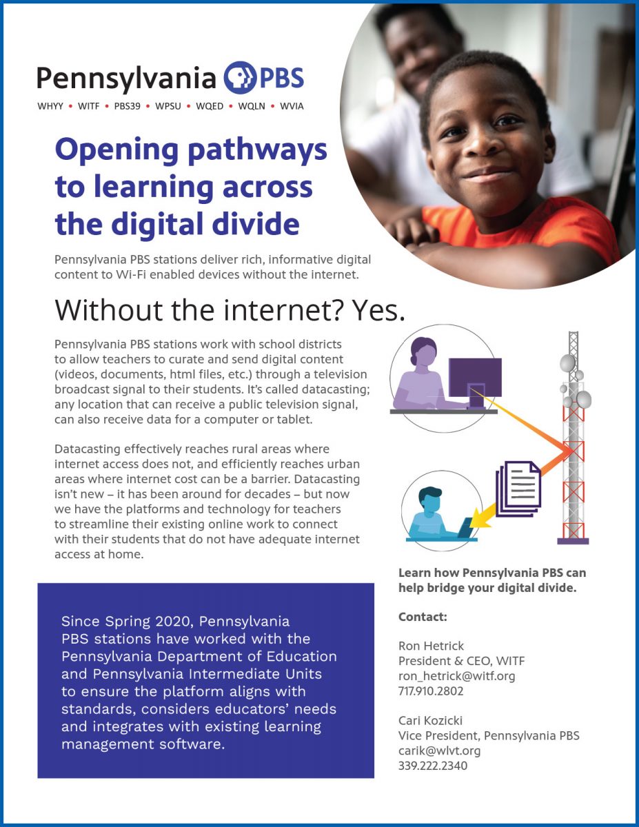 Pennsylvania PBS | Opening pathways to learning across the digital divide